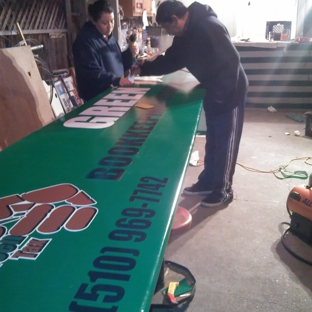 Azteca signs & awning - Oakland, CA