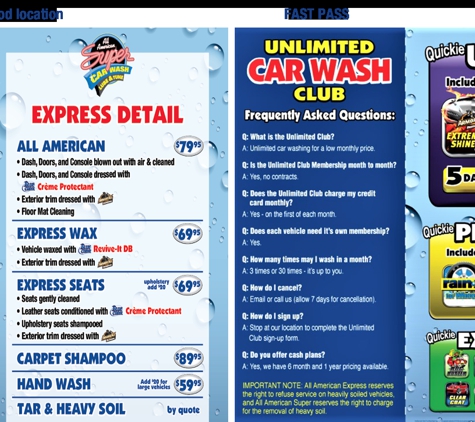 All American Super Car Wash - Wichita Falls, TX