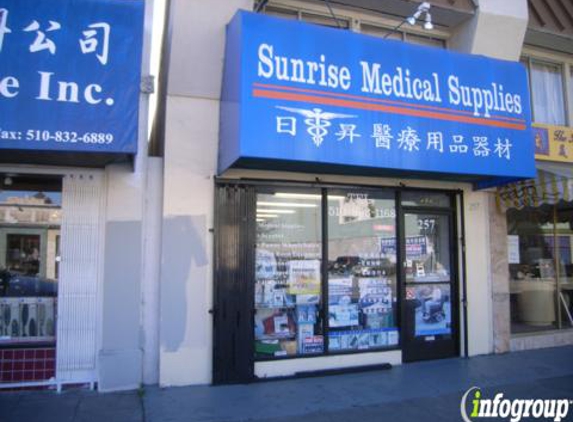 Sunrise Medical Supplies - Oakland, CA