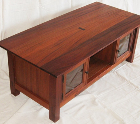 Borders Woodworks - Jacksonville, FL. Custom solid walnut and mahogany coffee table