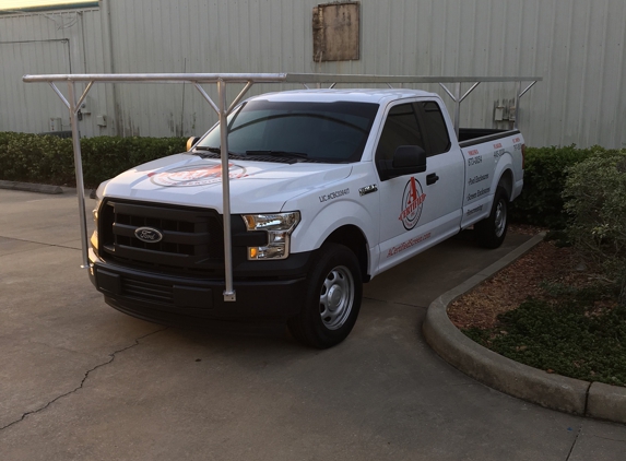 L and C welding - Ormond beach, FL. Aluminum rack we built for a customer.