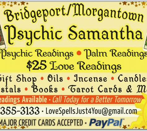Morgantown Psychic Samantha - Morgantown, WV