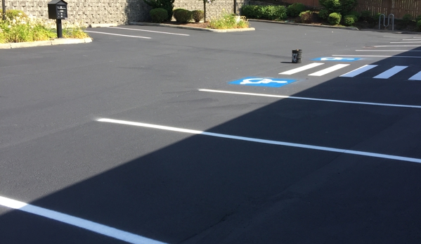 United Asphalt - Perris, CA. Meridian surgery center. Seal then stripe