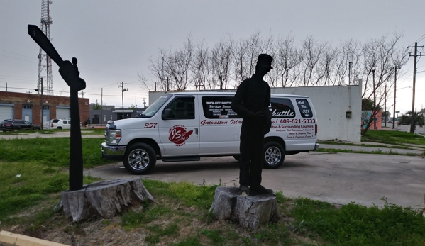 Jeff's Cab & Shuttle Service - Galveston, TX. Jeff's Shuttle Parked at the Railroad Museum