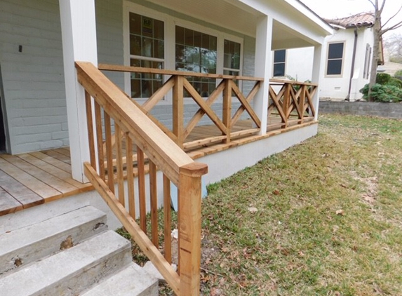 Alamo Decks and Fence - San Antonio, TX. Custom railing