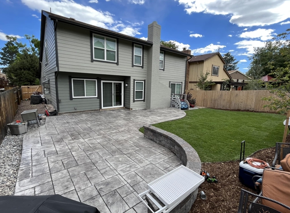 Omni Sprinkler Service and Landscaping - Littleton, CO. Stamped Concrete