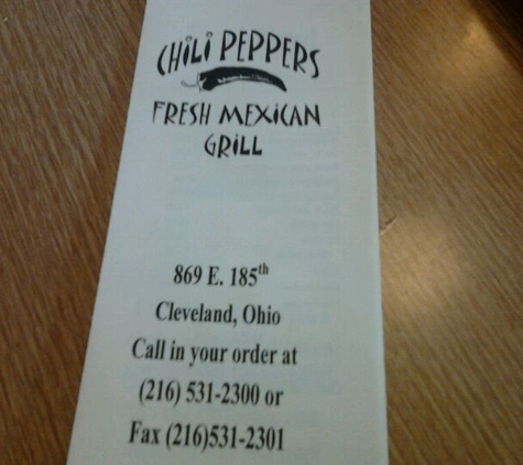 Chili Peppers Mexican Grill - Cleveland, OH