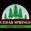 Cedar Springs Mobile Estates - Mobile Home Parks