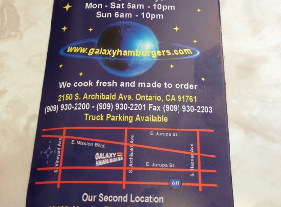 Galaxy Hamburgers - Ontario, CA