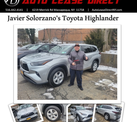 Auto Lease Direct - Massapequa, NY. Jorge Solorzano - Toyota Highlander