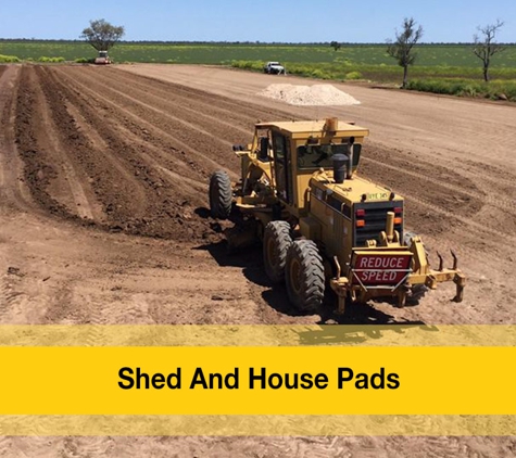 Keir Earthmoving - Terry Hie Hie, NSW. Shed & House Pads