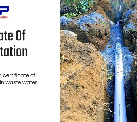 SRP Pumbing Gas & Wastewater - Run-o-waters, NSW. Certificate Of Accreditation