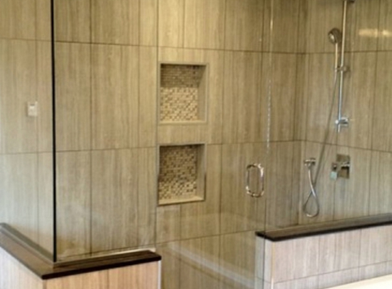 Lake Worth Mirror and Glass Inc. - Lake Worth, FL. Beautiful frameless shower door