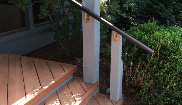 Functional Homes INC - Saint Joseph, MI. Architectural bronze handrail.