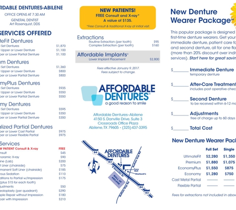 Affordable Dentures & Implants - Abilene, TX