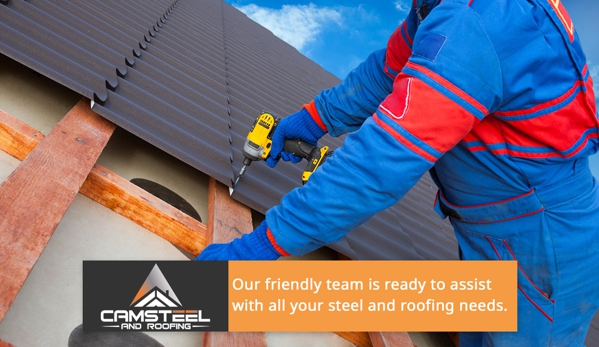 Camsteel & Roofing - Cambridge, TAS. Our friendly team is ready to assist with all your steel and roofing needs.