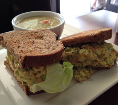 The Wooden Fork - Glendale, CA. curry chicken sandwich