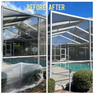 Presto Solutions of Tampa Bay, Inc. - Tampa, FL. #Softwash  #poolenclosurecleaning