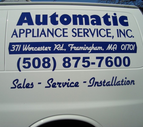 Automatic Appliance Service Inc. - Framingham, MA