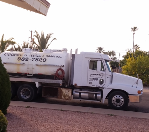 Cooper's Sewer & Drain - Apache Junction, AZ. This is the truck that Monty drove up in.