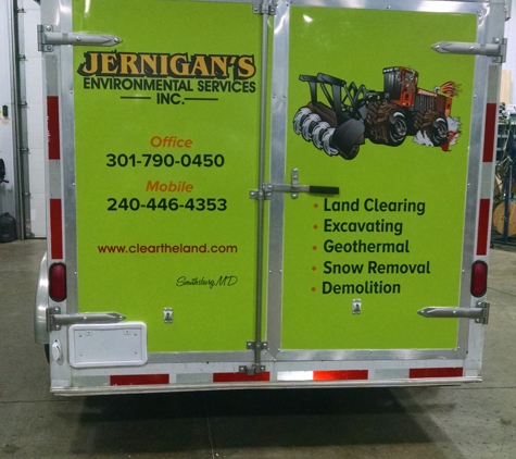 Quik Signs Hagerstown - Hagerstown, MD. Fully Wrapped trailer
for contractor in Smithsburg, MD