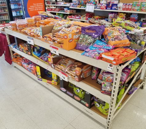 Big Lots - Arcadia, CA. Candy discounted pile near the entrance