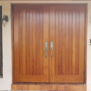 Joe's Custom Wood Finishing - Miami, FL. After Joe's refinished my doors.