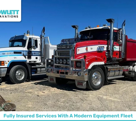 Headlam Howlett Excavations Pty Ltd. Fully Insured Services With A Modern Equipment Fleet