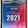 Pro Painting Co - Los Angeles, CA. Award To The Best Painting Company