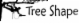Tree Shape Logo