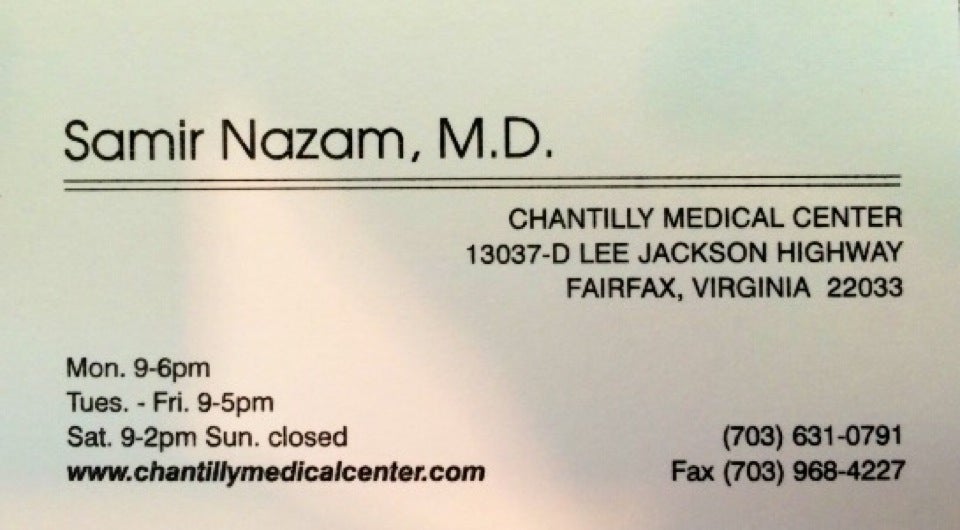 Chantilly Walk-In Clinic - Fairfax, VA 22033