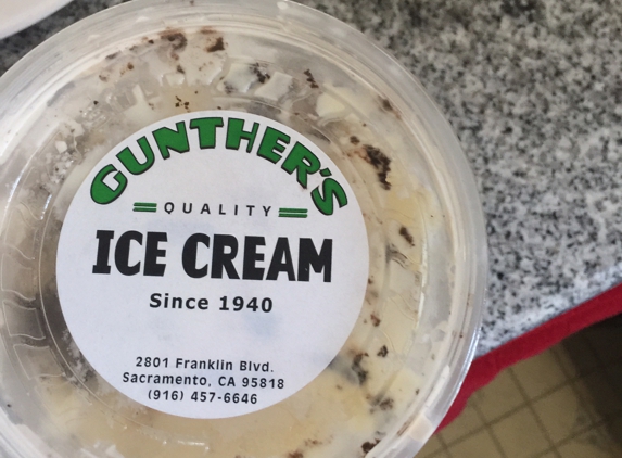 Gunther's Quality Ice Cream - Sacramento, CA