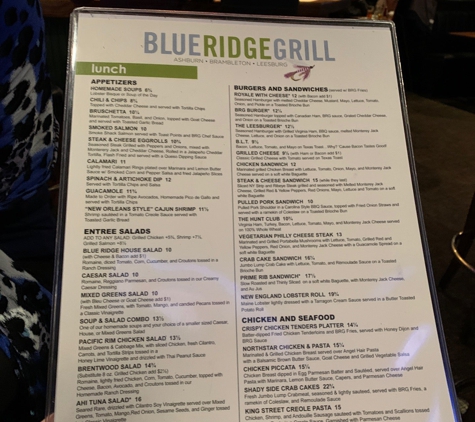 Blue Ridge Grill - Leesburg, VA
