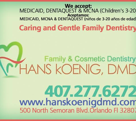 Hans Koenig DMD PA - Orlando, FL