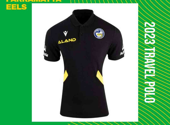 Jerseys Megastore - Fyshwick, ACT. Parramatta Eels 2023 Travel Polo