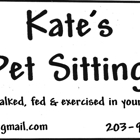 Kate's Pet Sitting
