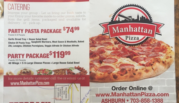 Manhattan Pizza - Ashburn, VA