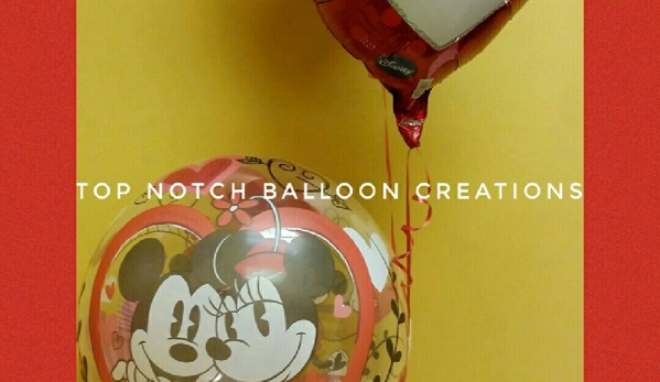 Top Notch Balloon Creations - Northville, MI. Mickie and Minnie Mouse Balloon Arrangement