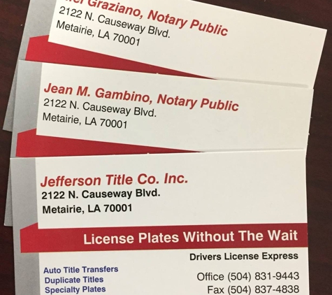 Jefferson Title Company - Metairie, LA