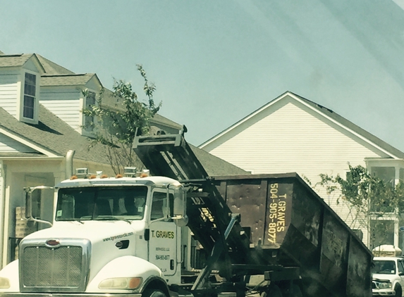 T. GRAVES SERVICES, LLC - New Orleans, LA. Roll off Dumpsters and Debris Removal