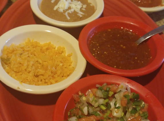 Los Mariachis - Morgantown, WV. These are just the sides!!