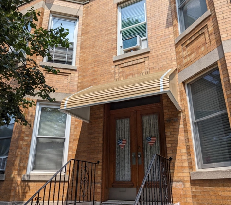 Metropolitan Awnings - Flushing, NY. Aluminum door hood