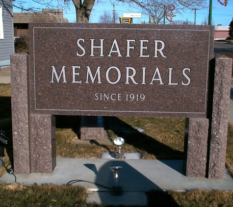 Shafer Memorials - Mitchell, SD