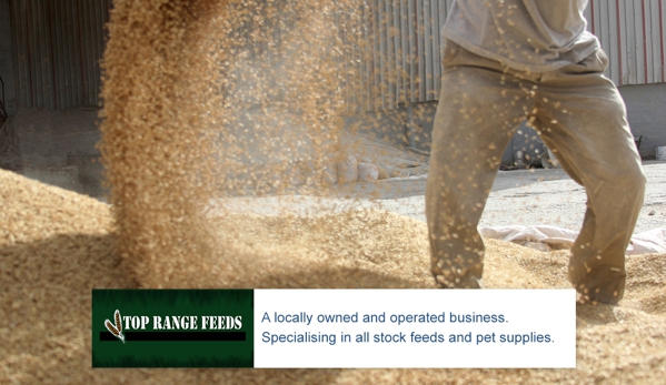 Top Range Feeds - Willunga, SA. A locally owned and operated business. Specialising in all stock feeds and pet supplies.