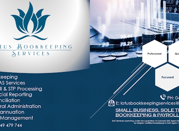 Lotus Bookkeeping Services - Rasmussen, QLD