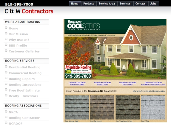 C & M Contractors Affordable Roofing - Timberlake, NC