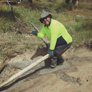 Seymour & District Septic Cleaning - Nagambie, VIC. Pooligist Pudd at work. Servicing North East Victoria