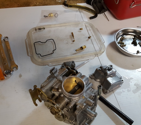 Jared's Mobile Mower Repair - Bel Air, MD. Dr250 carb rebuild, we us an ultrasonic cleaner