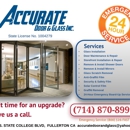 Accurate Door & Glass Inc. - Plate & Window Glass Repair & Replacement
