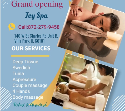 Joy Massage & Spa - Villa Park, IL